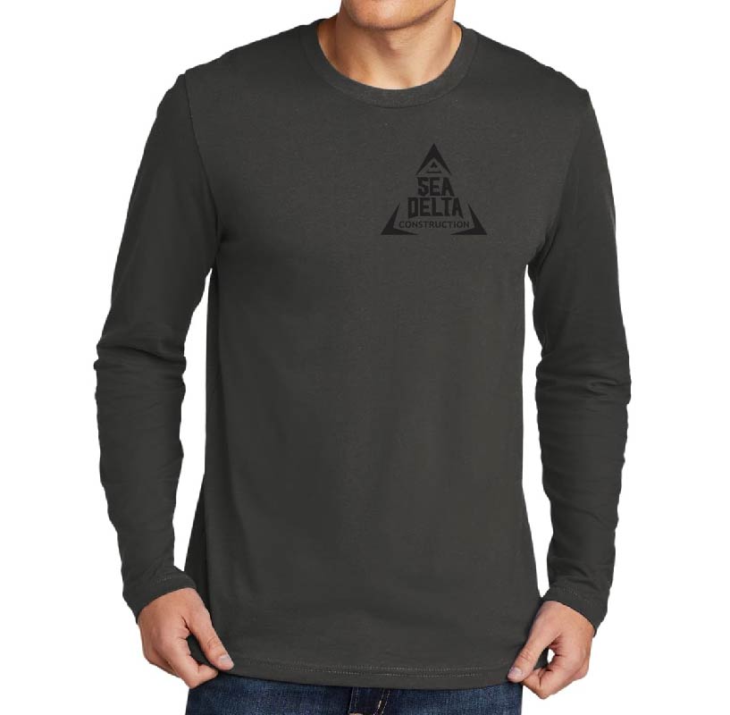 Sea Delta Construction - Long Sleeve Tee (Metal)