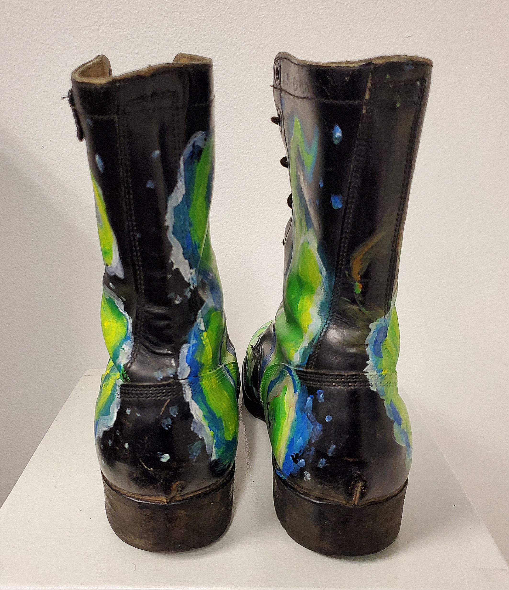 Sonic Traveler "Serpens Stratus" Rare Vintage Combat Boots 1 of 1