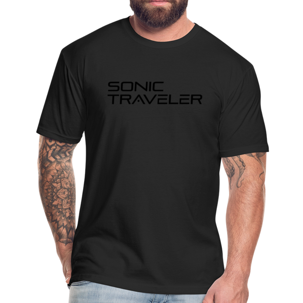 Sonic Traveler Black on Black Tee - black