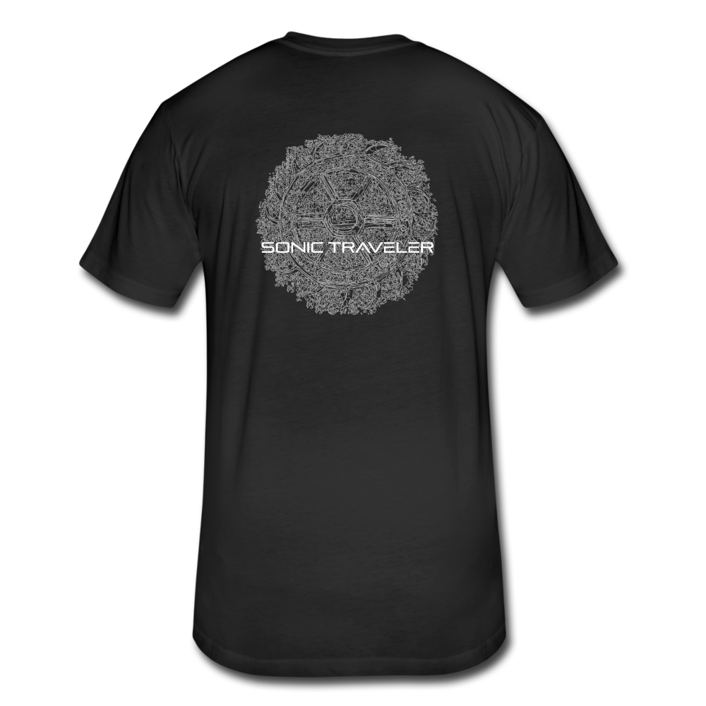 Spaceman / Catherine Wheel Tee - black