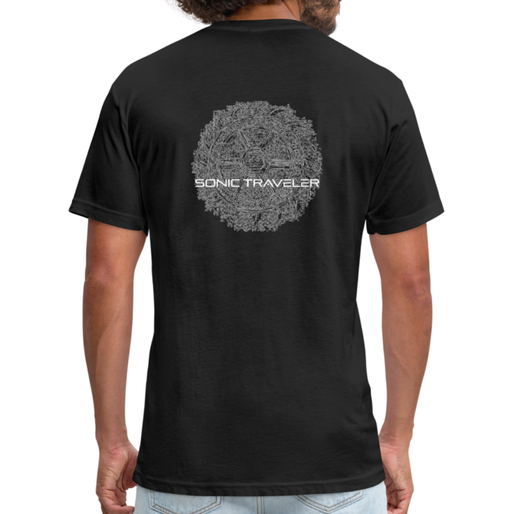 Spaceman / Catherine Wheel Tee - black