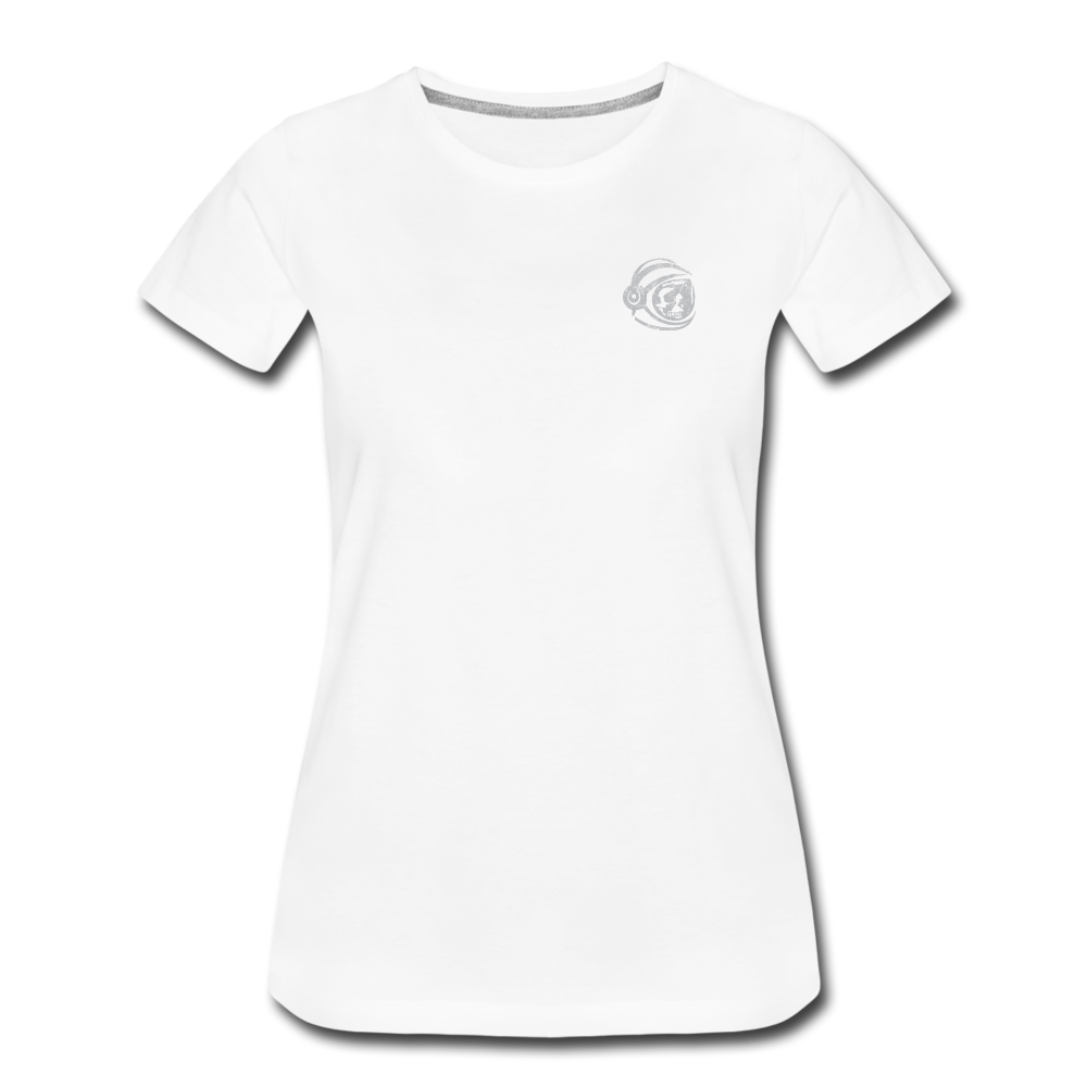 Spaceman & Catherine Wheel Women's Tee - white