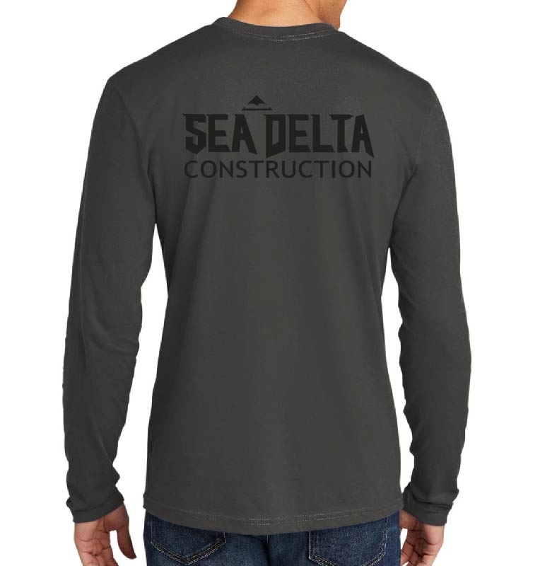 Sea Delta Construction - Long Sleeve Tee (Metal)