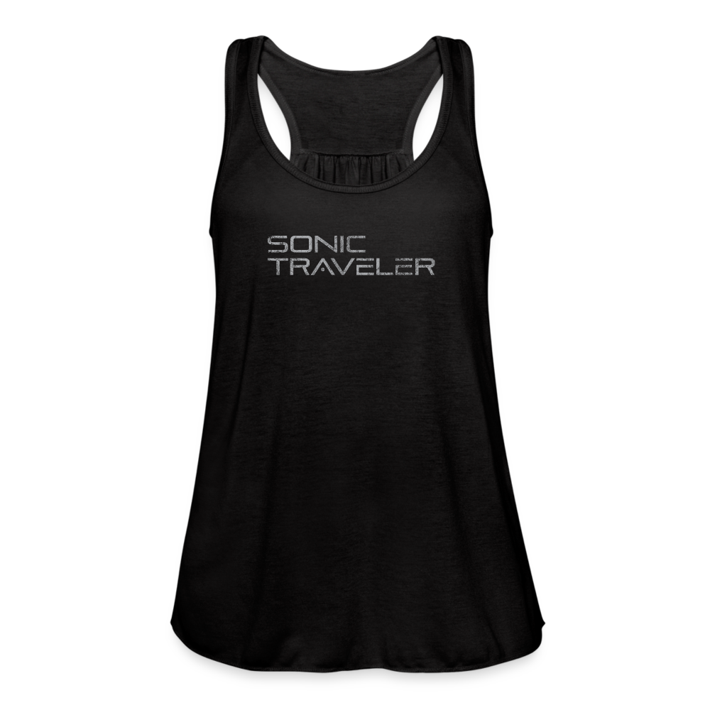 Women's Flowy Logo Tank Top - black