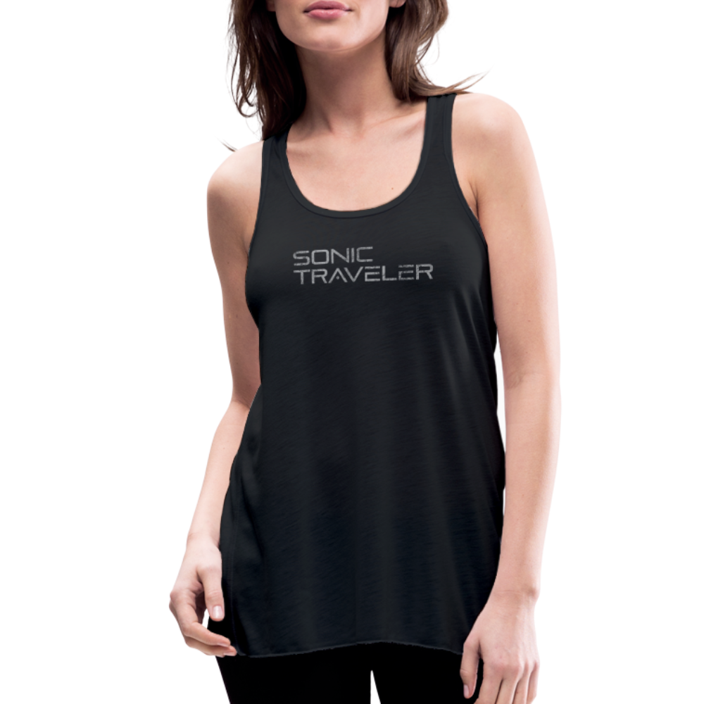 Women's Flowy Logo Tank Top - black