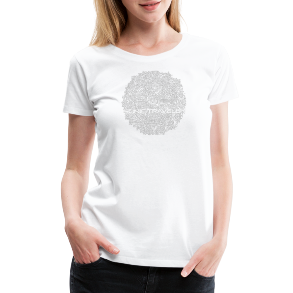 Catherine Wheel Women’s Premium Tee - white