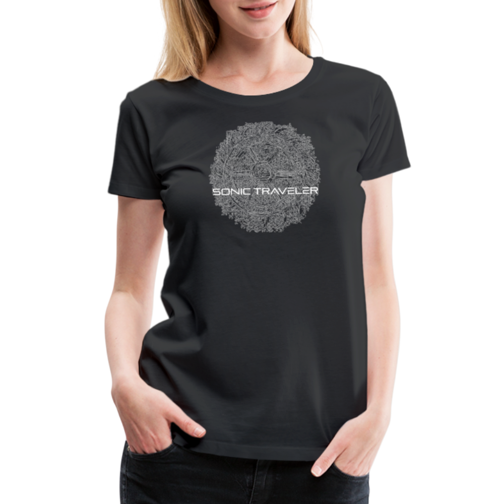 Catherine Wheel Women’s Premium Tee - black