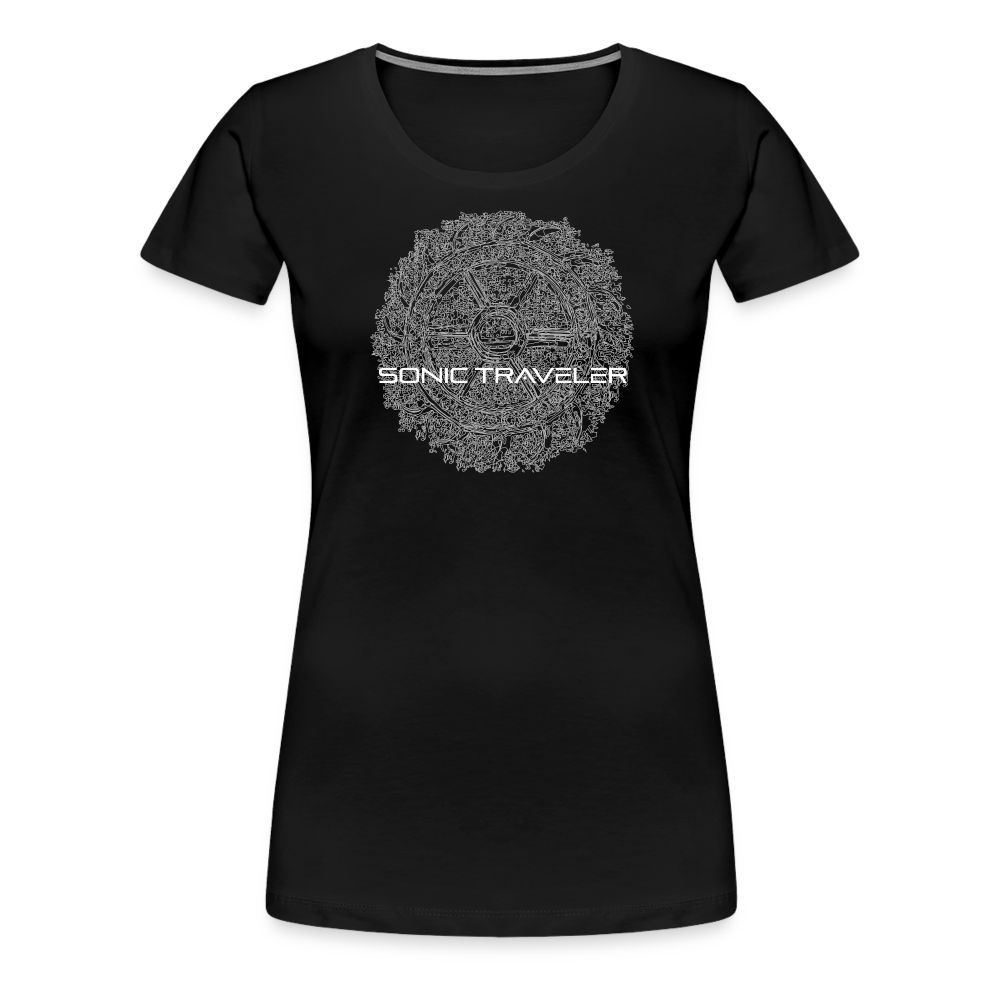 Catherine Wheel Women’s Premium Tee - black