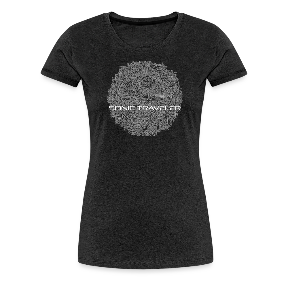 Catherine Wheel Women’s Premium Tee - charcoal grey