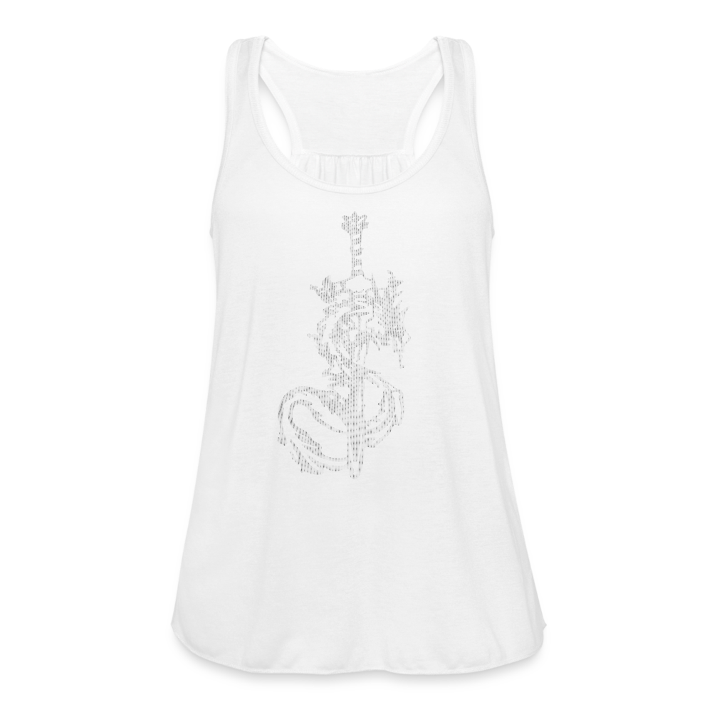 Women's Flowy Tank DRGN Digital Beasts - white