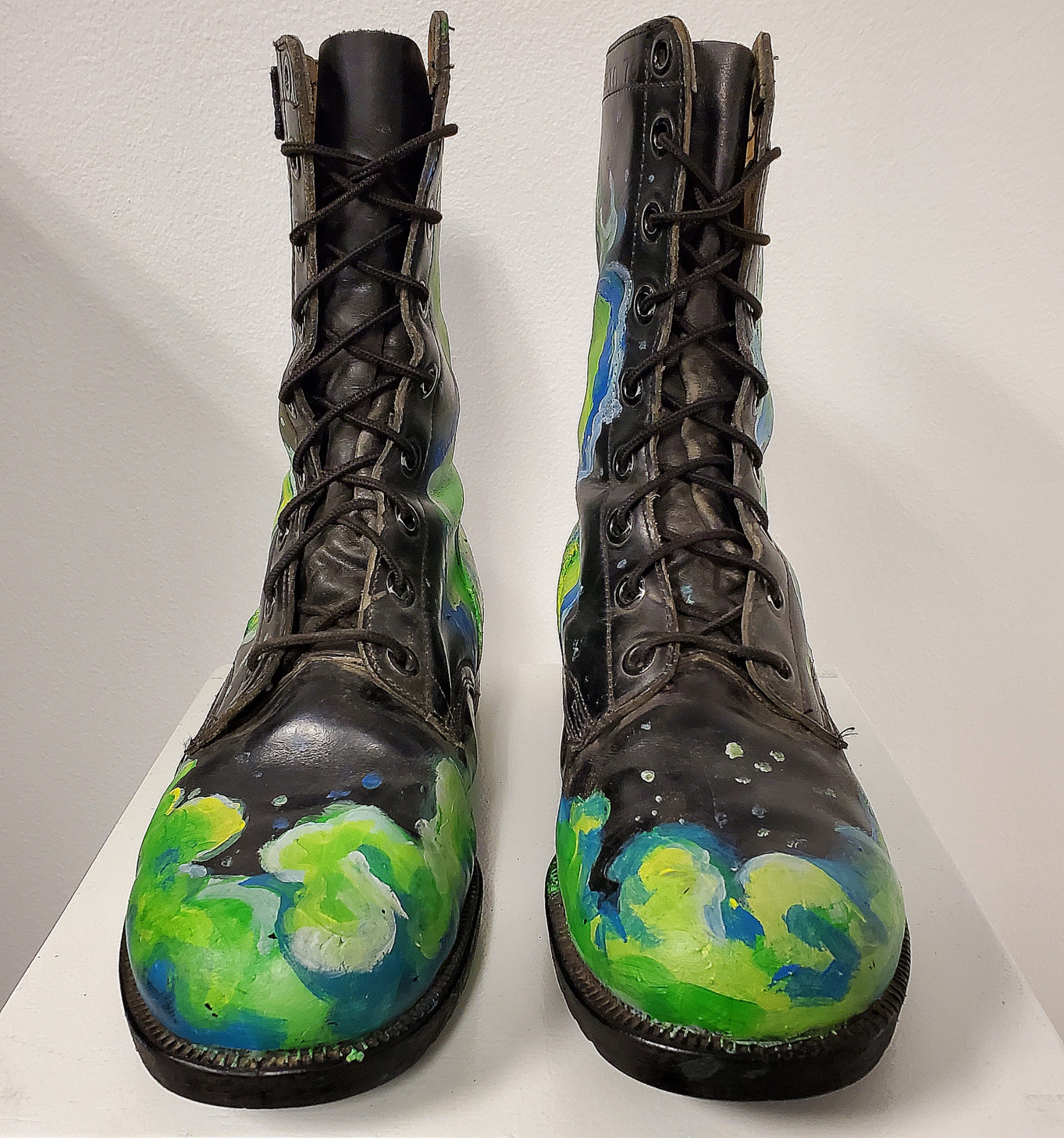 Sonic Traveler "Serpens Stratus" Rare Vintage Combat Boots 1 of 1