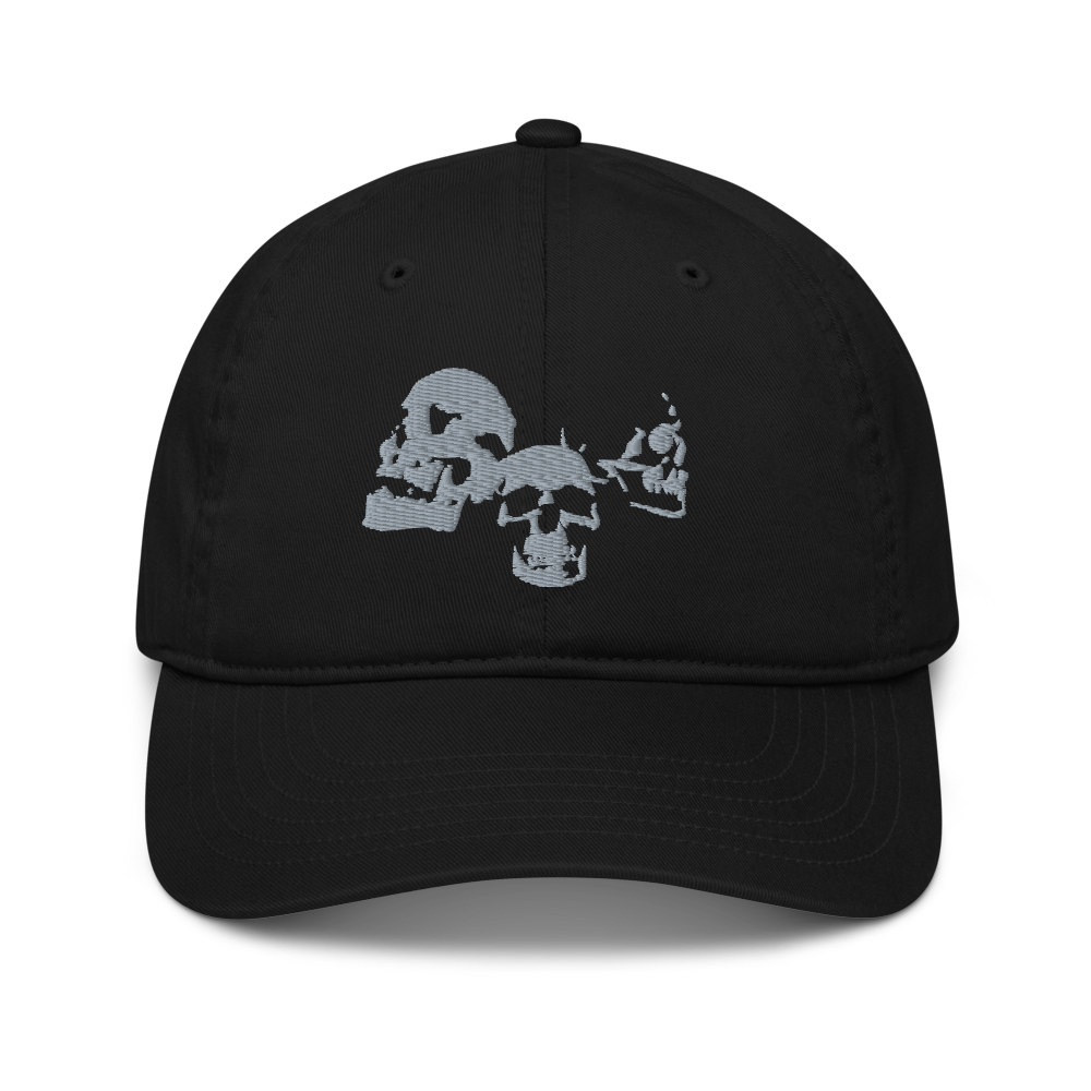 Triptych Skulls SILVER Edition ORGANIC Ballcap