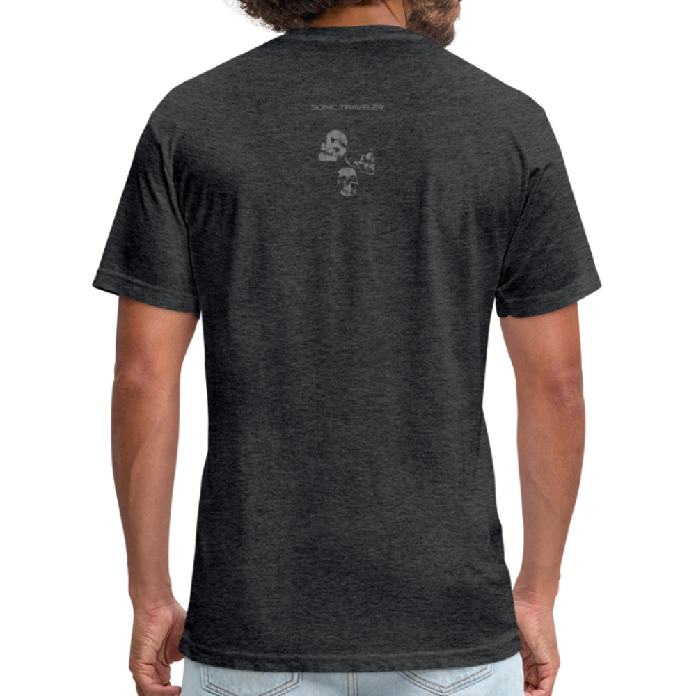 Beer + Concerts Fitted Cotton/Poly T-Shirt - Heather Black - heather black