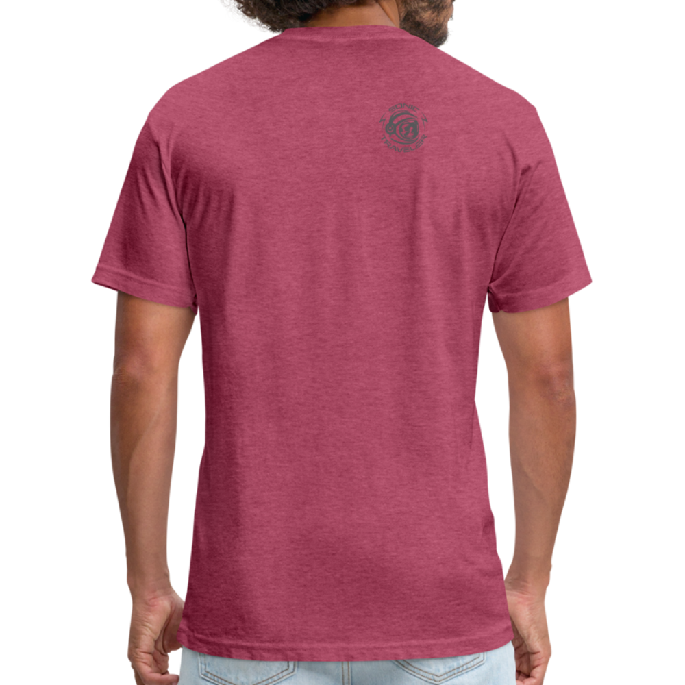 Logo Layering T-Shirt (Gray Logo) - heather burgundy