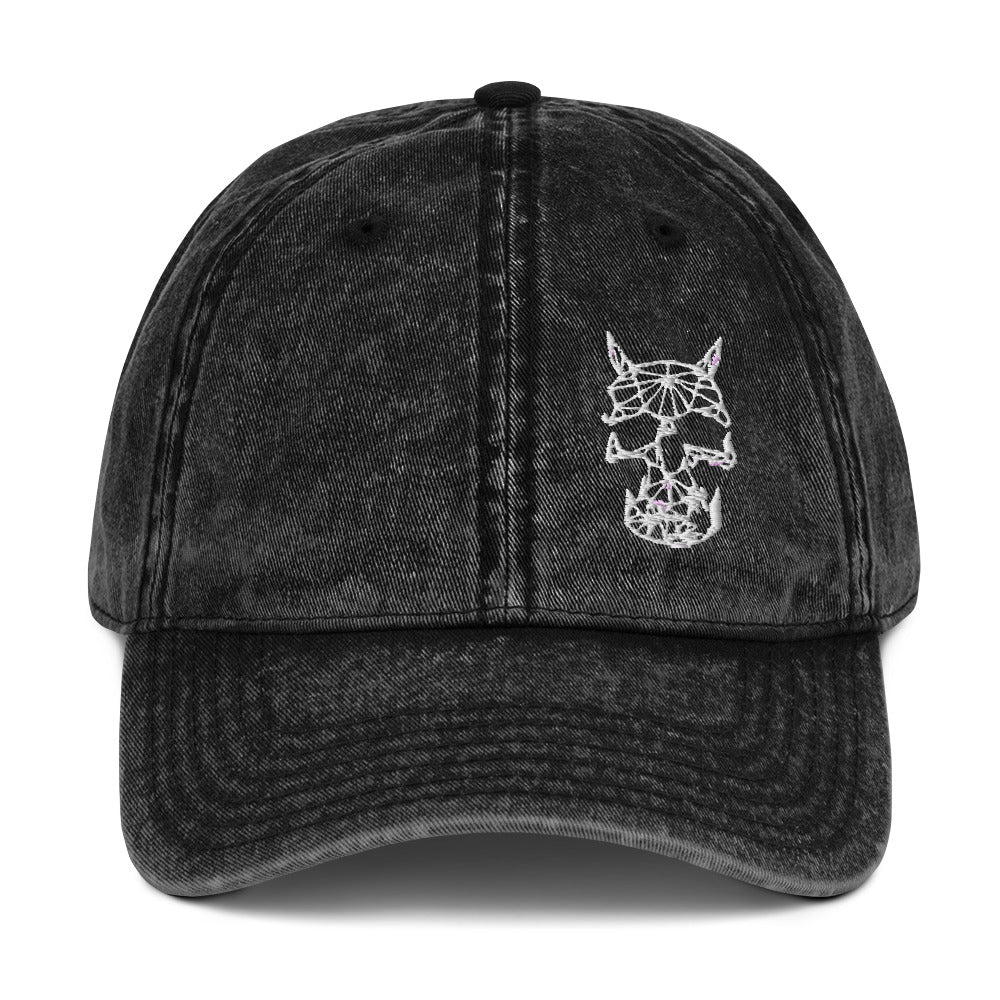 Digital Beasts HRNSKUL Edition - Blackwashed Ballcap Hat